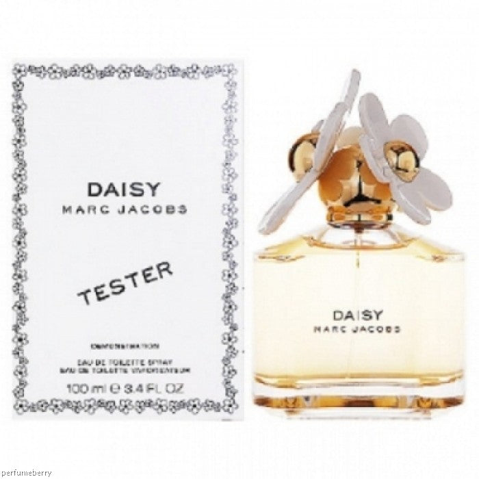 Daisy Perfume by Marc Jacobs, Released in 2007, Daisy by Marc Jacobs is a light, clean and feminine expression of floral aromas. Wear it through the spring and summer months as a refreshing source of cheer.  Notes: The top notes are a lovely composure of violet leaf, red grapefruit and strawberry. The heart notes blossom with gardenia, violet and jasmine.
