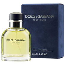 Load image into Gallery viewer, Dolce &amp; Gabbana Cologne by Dolce &amp; Gabbana, Walk into any room feeling confident and debonair wearing Dolce &amp; Gabbana, a robust men’s fragrance. This enigmatic cologne blends spicy, citrus and floral accords for a powerful and seductive aroma that’s sure to gather interest from those around you.  Notes:  Top notes are sparkling bergamot, tart lemon, neroli, orange, clary sage, mandarin orange, tarragon and soothing lavender. 