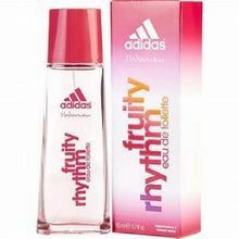 Load image into Gallery viewer, Adidas  is a fun-loving fragrance for the vibrant, modern woman . It’s a sparkling floral, fruity scent that carries the energy of a great day that’s perfect for lifting your mood.   Notes: Fruity top notes include pineapple, red apple, and grapefruit. Floral and spicy heart notes feature green papaya, camellia, and jasmine. Fragrant base notes are woodsy notes and musk. 