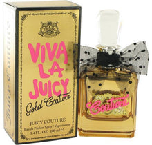 Load image into Gallery viewer, Viva La Juicy Gold Couture Perfume by Juicy Couture, Demonstrate your amazing style and high-quality taste with Viva La Juicy Gold Couture, a dazzling women’s fragrance.  Notes: This succulent perfume combines fruity, floral, and aromatic accords for a delectable, gourmand aroma that’s sure to make that someone special lean in a little closer. The top note of sweet wild berries introduces the scent with a vibrant and feminine feast for the senses. 