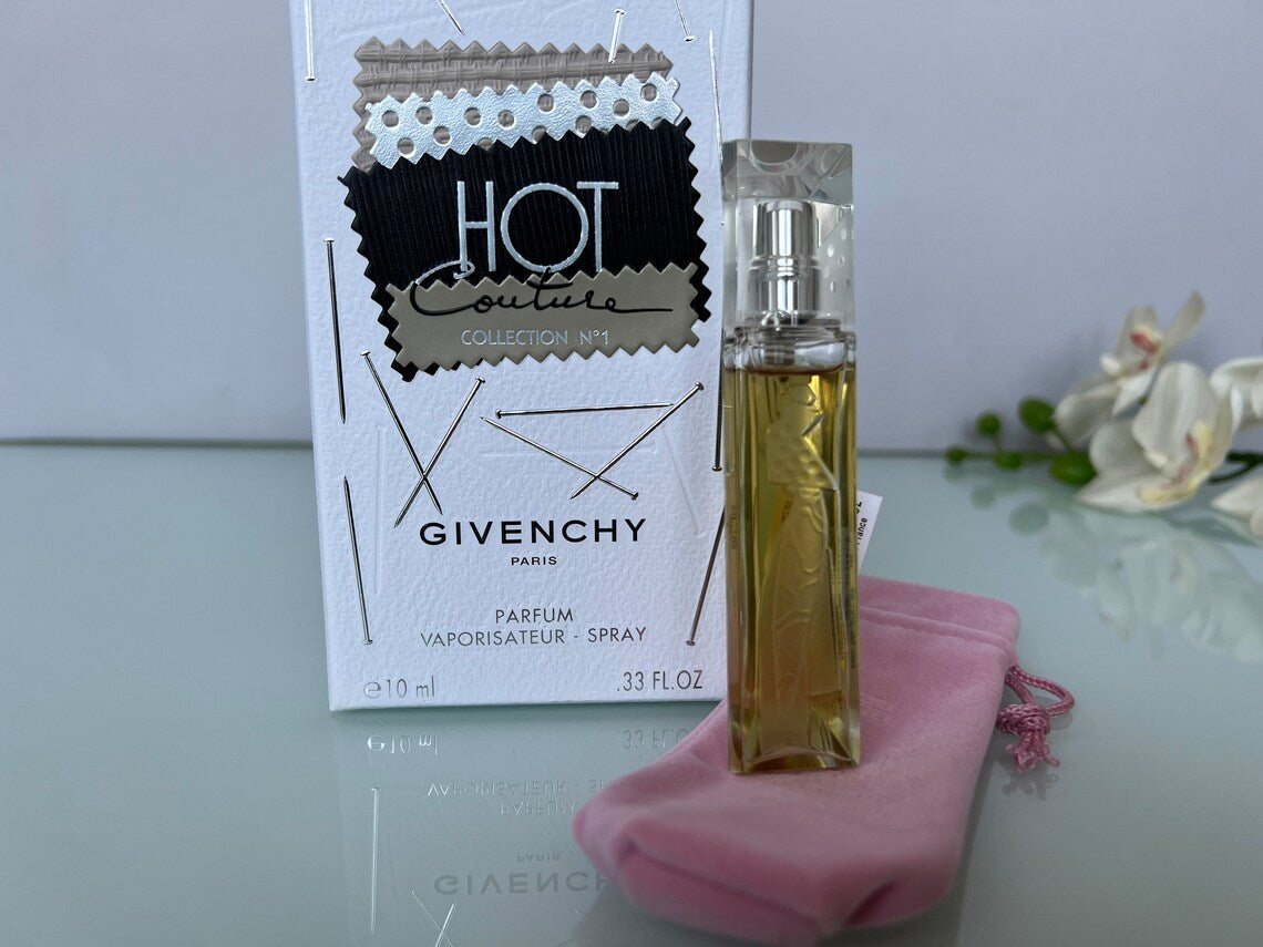 Hot Couture Collection No 1 Givenchy PARFUM 10ml /0.33 FL.OZ. Spray Vintage (2000) Rare Perfume For Women