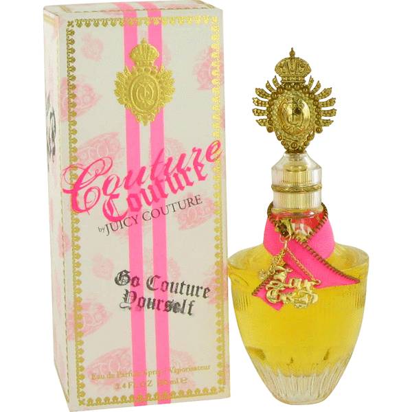 Couture Couture Perfume by Juicy Couture, Introduced in 2009, Couture Couture by Juicy Couture is a delectable celebration of sweet, floral fragrances.  Notes: A perfume for all seasons, this glamorous scent can be worn during the day or night. The top notes make an entrance with a citrus medley of mandarin orange, grapefruit, and African orange flower. The heart notes create a lovely composition of jasmine, plum, and honeysuckle. 