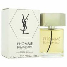 Load image into Gallery viewer, L&#39;homme Cologne by Yves Saint Laurent, L&#39;homme is a classic men’s cologne.   Notes: The top note is a blend of freshness and spice, with the citrus scents of lemon and bergamot adding a brightness to the warm spice of ginger. The middle notes are decidedly peppery, with the accompaniment of basil and violet leaf. 