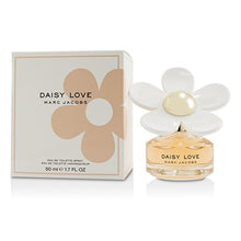 Load image into Gallery viewer, Daisy Love Perfume by Marc Jacobs, Crystallized cloudberries open the senses to what might seem a youthful dalliance. Upon deeper study, however, the daisy tree’s earthy aroma at the fragrance’s heart adds an air of sophistication and subtlety. A warm undercurrent of cashmere musk and driftwood create the base tones that are so richly woven into Daisy Love’s foundation