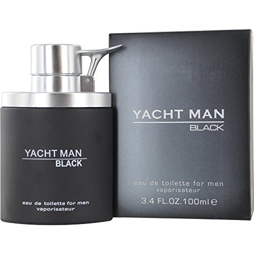 Yatch Man Black features a combination of spicy and woodsy scents, specifically patchouli and cedarwood. Add in notes of orange flower, lavender and coriander, and you have a cologne that helps you stand out from the crowd.