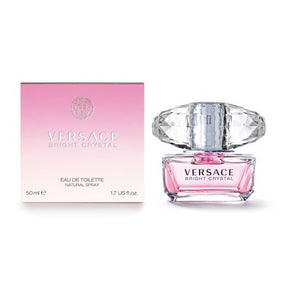 Bright Crystal Perfume by Versace, Bright Crystal is a floral, fruity, and musky fragrance designed by famed Spanish perfumer Alberto Morillas. Released by Versace in 2006, this fresh and luminous perfume is ideal for daytime wear, particularly during warmer months.  Notes: It opens with resonant top notes of citrusy yuzu and bittersweet pomegranate balanced by a frosted accord.