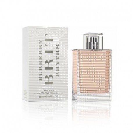 Burberry Brit Rhythm Perfume by Burberry, Show everyone you live life to your own beat with Burberry Brit Rhythm, an invigorating women’s fragrance. This impassioned perfume emits floral and woody accords for a refreshing and energizing scent you’ll be happy to wear while dancing the night away.  Notes:  Top notes of spicy pink pepper, neroli, relaxing lavender and aldehydes open the fragrance with a soft and luminous approach,