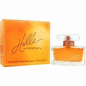 Halle Perfume by Halle Berry, Introduced in 2009, Halle is a passionate perfume that makes beautiful use of oriental scents.  Notes:   Woody and spicy, it elicits a sensual, mysterious mood. Fig and mimosa are the most forward notes. Juicy and indulgent, they give off a warm, joyful aroma. Olibanum deepens the scent motif with an intense woodiness