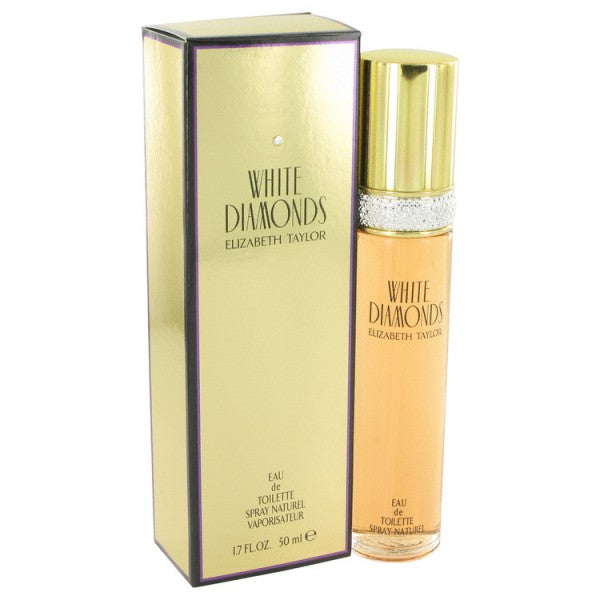 White Diamonds Perfume by Elizabeth Taylor, White Diamonds is a classically inspired floral fragrance that showcases the beauty of simple elegance.  Notes:  Top notes of bergamot, neroli, lily and orange. Heart notes of violet, jasmine, rose, ylang-ylang, narcissus and Egyptian tuberose. Base notes of patchouli, amber, oakmoss, musk and sandalwood.