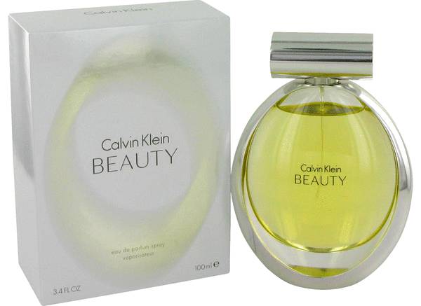 Beauty Perfume by Calvin Klein, Beauty is a floral women’s scent that was released in 2010 and created by International Flavors and Fragrances perfumer Sophie Labbe.  Notes: It has white floral, musky, and amber main accords, which work best for spring day wear. The flacon is rounded and elegant, with minimalist styling. The perfume has moderate sillage and longevity. The headnote is musk mallow, the heart note is jasmine, and the base note is Virginia cedar.