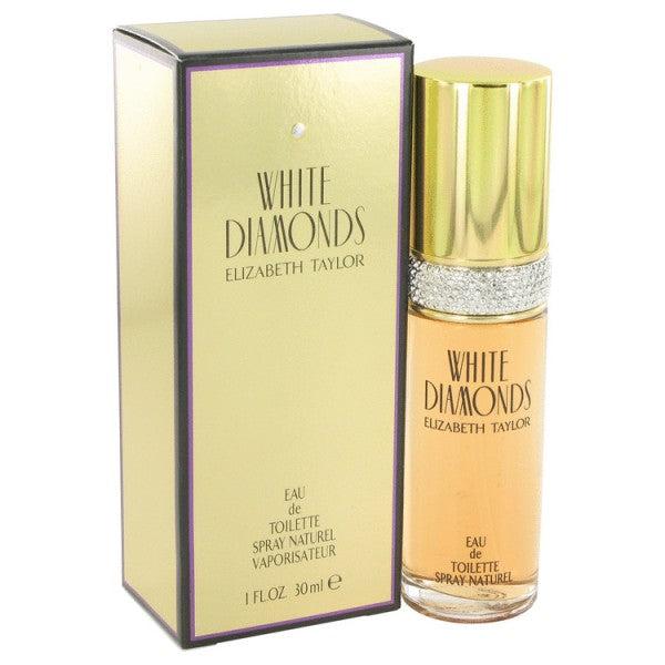 White Diamonds Perfume by Elizabeth Taylor, White Diamonds is a classically inspired floral fragrance that showcases the beauty of simple elegance.  Notes:  Top notes of bergamot, neroli, lily and orange. Heart notes of violet, jasmine, rose, ylang-ylang, narcissus and Egyptian tuberose. Base notes of patchouli, amber, oakmoss, musk and sandalwood.