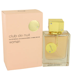 Club De Nuit Perfume by Armaf, This lovely, delicate scent has charming floral and fruity aromas dancing within its aromasphere.  Notes:  Club De Nuit Perfume by Armaf is a refreshing blend of citrus scents, including grapefruit, orange, bergamot, and peach, followed by romantic heart notes of intoxicating flowers like rose