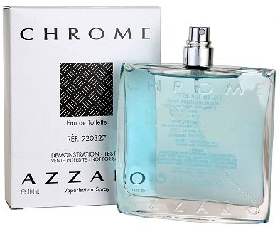 Azzaro Chrome Cologne by Azzaro First launched in 1996, Chrome is a fresh spicy cologne with woody accords.   Notes: This aromatic fragrance opens with citrusy top notes of lemon, bergamot, pineapple, neroli, and rosemary. Jasmine, coriander, and cyclamen make up the floral heart. The bottom notes contain tonka bean, cardamom, and musk with sandalwood, Brazilian rosewood, oakmoss, and cedar.