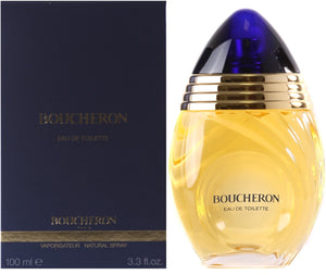 Boucheron Perfume by Boucheron, Become entranced by the classic, elegant scent of Boucheron, a sophisticated women’s fragrance. This divine treat of a perfume has a traditional ambiance about it, blending floral, citrus and woody accords for an exotic, Oriental aroma that’s brings quiet yet powerful charisma.  Notes: Top notes of tart lemon, bitter orange, bergamot, green basil, tangerine and cassia start off the scent with a wildly fresh and botanical aura. 