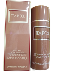 Tea Rose By The Perfumer's Workshop Ltd. Perfumed Body Powder 100g / 3.5 FL. OZ. For Women