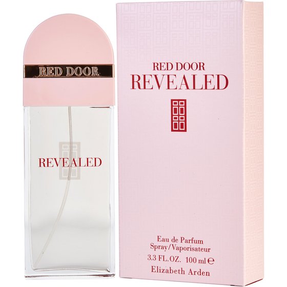 Red Door Revealed Perfume by Elizabeth Arden, Red Door Revealed is a fruity floral fragrance for women by Elizabeth Arden. Introduced in 2003, it is fresh and feminine, so spritz it on anytime you need a touch of extra romance in your life. The fragrance opens with notes of orchid, peony, and pear. The heart, containing notes of rose, orange blossom, plum, tiare flower and yellow champaca, embodies the classic floral scent. The fragrance closes with oakmoss, musk, amber and Guaiac wood.