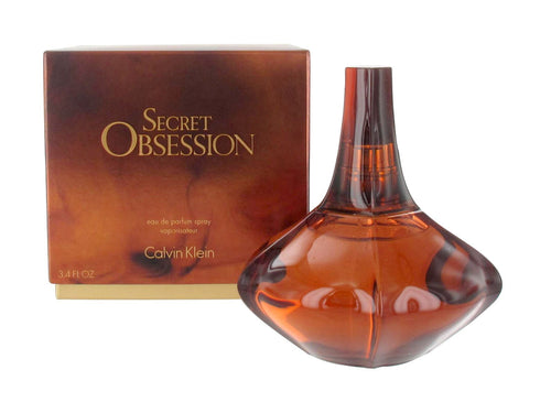Secret Obsession Perfume by Calvin Klein, Secret Obsession is that rare scent that works equally well as a daily wear fragrance or as a special date night scent.  Notes:  Top notes of exotic plum, nutmeg, and mace turn heads without overpowering. Middle notes of Egyptian jasmine, tuberose, and orange blossom lead gently into the base notes of cashmere woods, Australian sandalwood, and burnt amber.  Style: