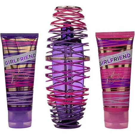 Justin Bieber's Girlfriend 3ps Gift Set 100ml / 3.4 OZ. For Women