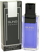 Load image into Gallery viewer, The sung man is well defined. He is determined and dynamic and knows what he likes.   Notes: This rich fragrance has a unique composition. It begins with a blend of crisp citrus top notes, harmonized by warm herbaceous heart notes and rich spices.  Sung Homme is a distinctive scent with subtle persistence. Velvety oaks and sensual musk note complete the tenacious residual of this intriguing classic.  Style: This classic scent reflects the success, style, and individuality of the spirited man of today.