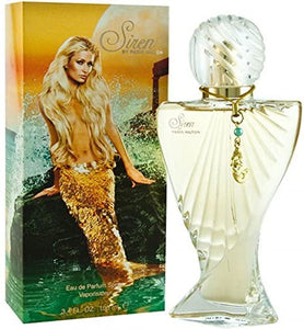Siren Perfume by Paris Hilton, Designed by master perfumer Honorine Blanc and launched in 2009, Siren is a perfume for women who are a force to be reckoned with. This enticing oriental floral fragrance incorporates a sweet and fruity blend with a sultry white floral bouquet.  Notes: Top notes for the perfume are scrumptious apricot, frangipani, peach, and 