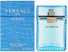 Load image into Gallery viewer, ﻿Versace Man Cologne by Versace, Versace Man, released in 2006, is a Mediterranean-inspired fragrance, the scent of which hints at summer days by the water. The cologne’s fresh and clean top notes of lemon, bergamot, rosewood and rose give way to an alluring heart of cedar, tarragon, sage and pepper. The base notes of amber, musk, tobacco, sycamore and saffron combine to create an everyday scent that fosters confidence in nearly every situation, from a day at the office to a vacation at the beach.