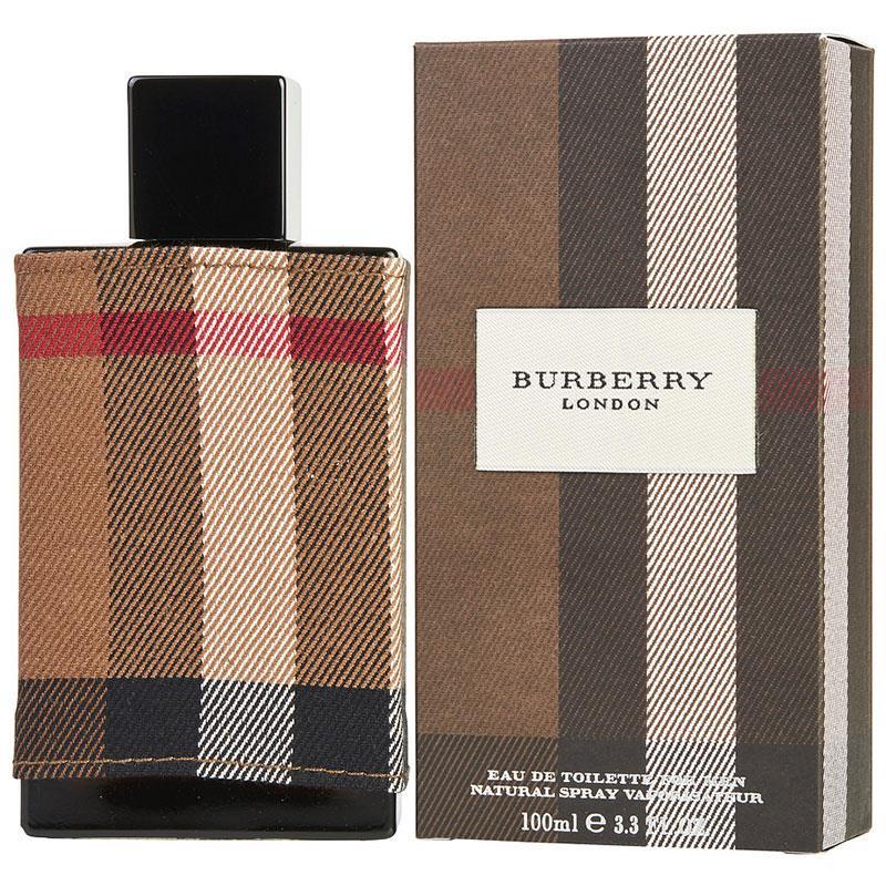London for Men ( eau de Toilette) is a popular perfume by Burberry for men and was released in 2006. The scent is spicy-woody. It is still in production.  Notes:  A sophisticated scent with top notes of bergamot, lavender and warm cinnamon Artfully balanced heart notes of mimosa flower and rich leather.  Lower tones combine heady tobacco leaves and dense oak moss to complete this distinctive and refined fragrance