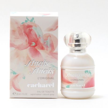 Anais Anais L'original Perfume by Cacharel. Anais Anais L'Original, by Cacharel, is an elegant floral fragrance for the sophisticated modern woman. This ultra-feminine scent shines its best during the energetic days of spring and the wistful time during late winter when the days are lengthening in anticipation of better things.   Notes: Top notes include orange blossom, galbanum, and hyacinth.