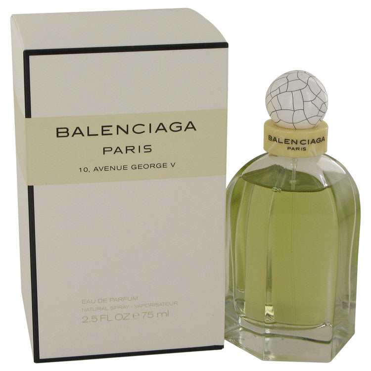 Balenciaga Balenciaga Paris is a floral chypre fragrance. It combines freshness with a velvety warmth. Every woman is sure to feel good wearing it any time, throughout the year.  Notes:  As soon as you open Balenciaga Paris you will get a very gentle, powdery soft scent, thanks to the aroma of violets, which is characteristic of the whole composition. The violets are accompanied by notes of carnation that make it a truly feminine fragrance. 